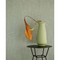 Papeldecor|Grüne Tapete mit Wellenformen|Tapeten