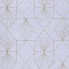 Papeldecor|Papel pintado geométrico lila dorado|Papel Pintado