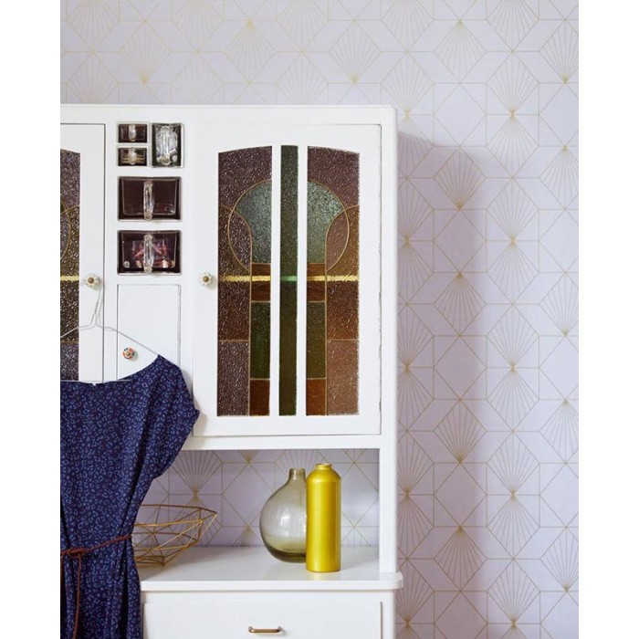 Papeldecor|Papel pintado art deco formas geométricas|Papel Pintado