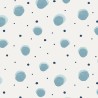 Papeldecor|Papel pintado infantil lunares azules|Papel Pintado