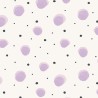 Papeldecor|Children's wallpaper watercolor dots lilac|Wallpaper