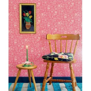 Papeldecor|Papier peint fruits tropicaux bleus aquarelle|Papier Peint 2