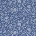 Papeldecor|Papier peint botanique fougères bleues|Papier Peint