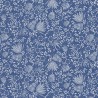 Papeldecor|Papier peint botanique fougères bleues|Papier Peint