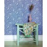 Papeldecor|Papier peint botanique fougères bleues|Papier Peint