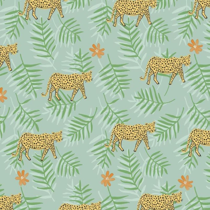 2-5831 - Papel Pintado infantil leopardos