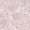 2-5833 - Papel Pintado floral blanco rosa