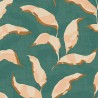 Papeldecor|Papier peint fleurs abstraites, feuilles vertes|Papier Peint