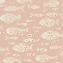 Papeldecor|Papier peint enfants poissons rose|Papier Peint