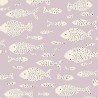 2-5863 - Papel Pintado infantil peces morado/lila