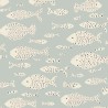 Papeldecor|Papel pintado infantil peces verde pastel|Papel Pintado