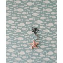 Papeldecor|Papier peint enfants poissons verts|Papier Peint