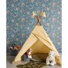 Papeldecor|Blue tropical jungle wallpaper|Wallpaper
