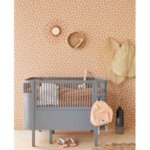 Casadeco|Modern brown interwoven leather effect wallpaper|Skin Imitation 2
