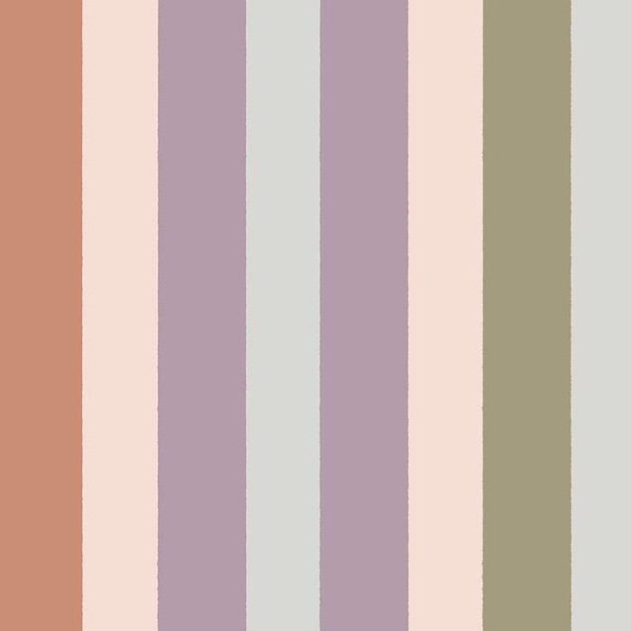 Papel Pintado rayas juveniles multicolor -  2-5885