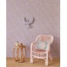 Papeldecor|Kindertapete Blumen violett/lila|Tapeten