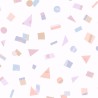 2-5890 - Papel Pintado confetti infantil rosa pastel