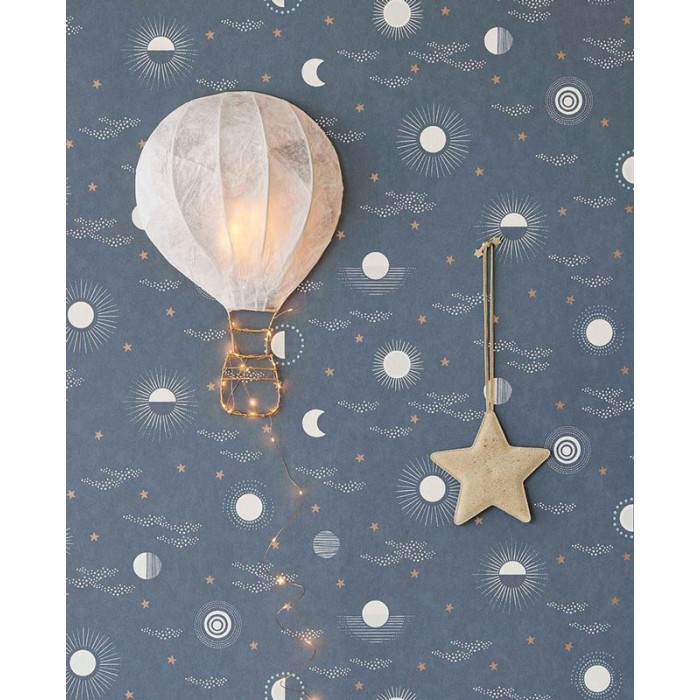 Papel pintado infantil cielo estrellado -  2-5896