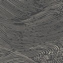 Papeldecor|Tapete japanische Wellen mit Metallic-Effekt|Tapeten