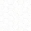 Papeldecor|Papier peint motif alvéoles blanc et or|Papier Peint