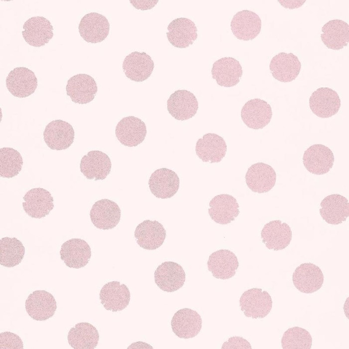Papeldecor|Papel pintado infantil lunares rosas|Papel Pintado