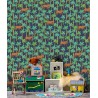 2-5947 - Mural pared infantil selva tropical