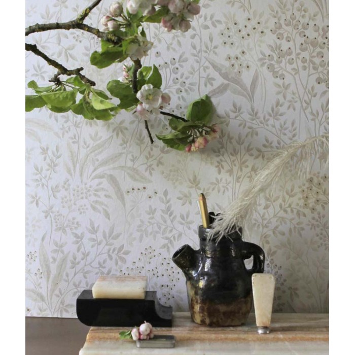 Borastapeter|Tapete gold beige creme Nocturne floral|Romantisch