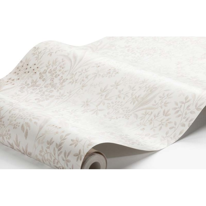 Borastapeter|Papier peint floral Nocturne crème beige doré|Romantique