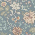 Borastapeter|Wallpaper light earth blue vintage floral|Scandinavian