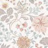 Borastapeter|Papier peint floral élégant rose vert crème|Scandinave