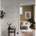 Borastapeter|Papier peint floral scandinave blanc frais|Scandinave