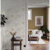 Borastapeter|Papier peint floral scandinave blanc frais|Scandinave
