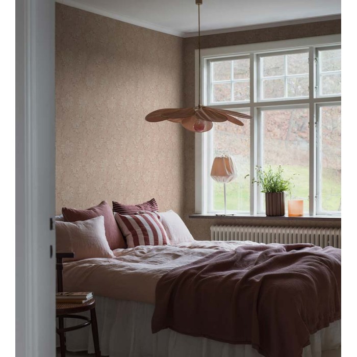 Borastapeter|Wallpaper beige pink Scandinavian floral|Wallpaper