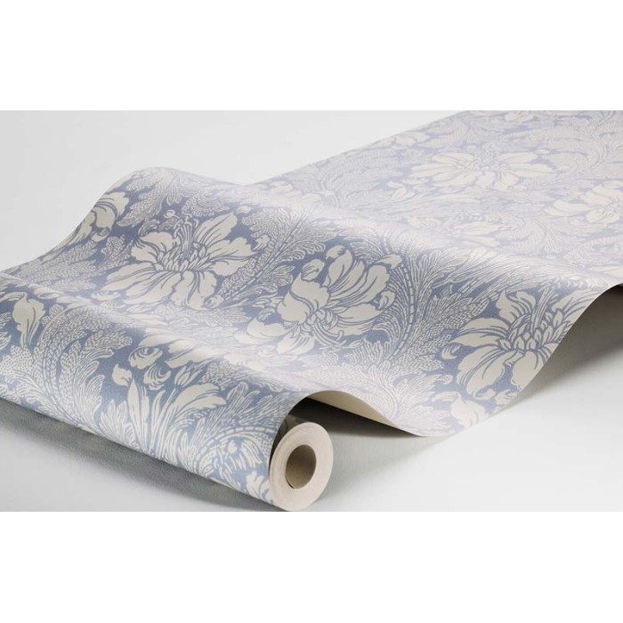 Borastapeter|Tapete beige lavendelblau skandinavisch floral|Tapeten