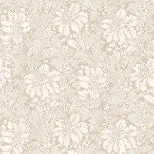 Borastapeter|Papier peint floral scandinave rose beige|Papier Peint