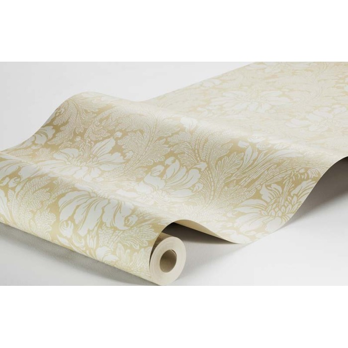Papel pintado floral Acanthus amarillo cálido - Borastapeter Vart Arkiv 2012