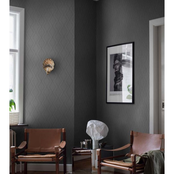 Borastapeter|Wallpaper dark blue golden Art Deco|Art Deco