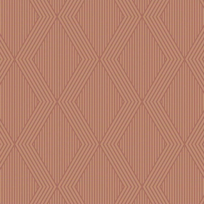 Borastapeter|Papel pintado Art Deco rayas estrechas rojo dorado|Art Deco
