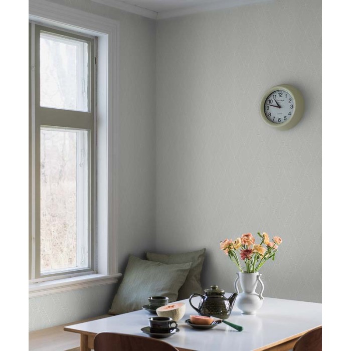 Borastapeter|Tapete türkis schmale Streifen Art Déco|Minimalistisch