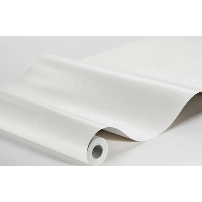 Borastapeter|Papier peint Art Déco rayures étroites blanc nacré|Minimaliste