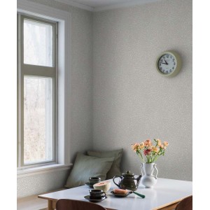 Papeldecor|Wallpaper green stucco plaster|Wallpaper 2