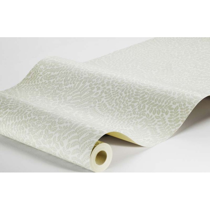 Borastapeter|Papier peint feuilles nordiques vert clair|Papier Peint