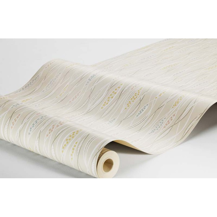 Papel pintado retro años multicolor gris beige - Borastapeter Vart Arkiv 2030