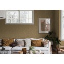Borastapeter|Wallpaper dark ochre Scandinavian floral|Wallpaper