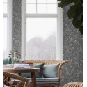 Borastapeter|Tapete gedämpft blau skandinavisch floral|Tapeten