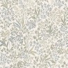 Borastapeter|Papier peint botanique scandinave vert et blanc|Scandinave