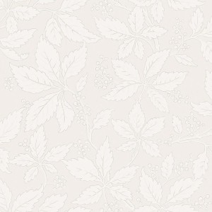 Papeldecor|Vliestapete botanisch grün Zweige, Blätter und Blumen|Romantisch