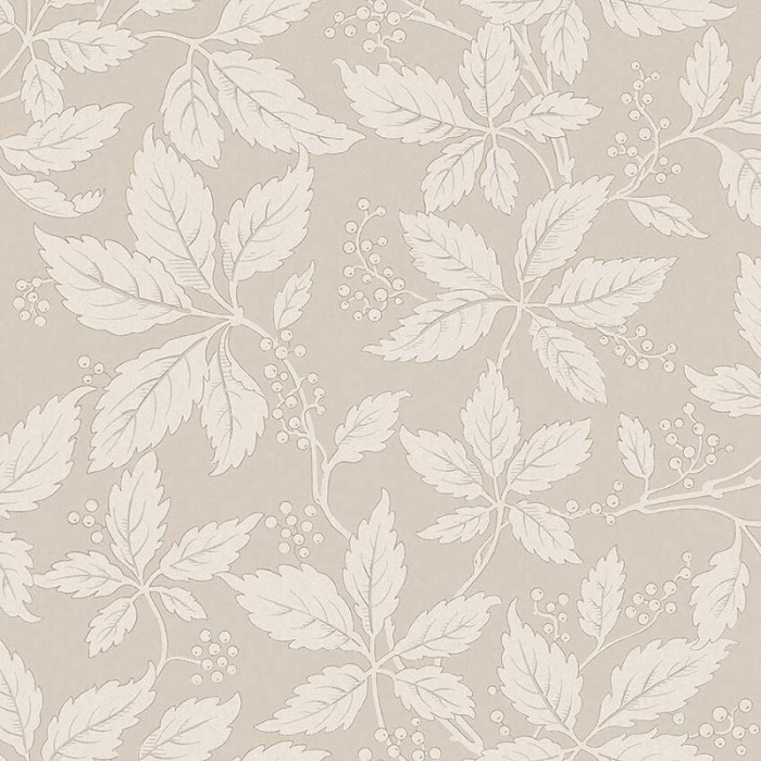 Borastapeter|Papel pintado floral romántico beige y marrón|Escandinavo