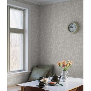 Grandeco|Zeitlos glatter beige Tapete|Tapeten 2