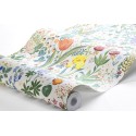 Borastapeter|Papier peint floral multicolore lys mûres fraises|Scandinave